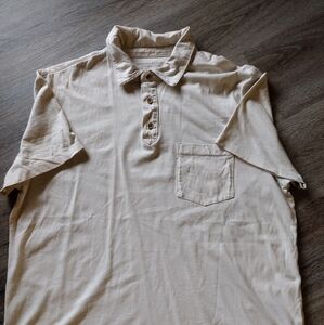 Banana Republic Light Tan Polo Shirt